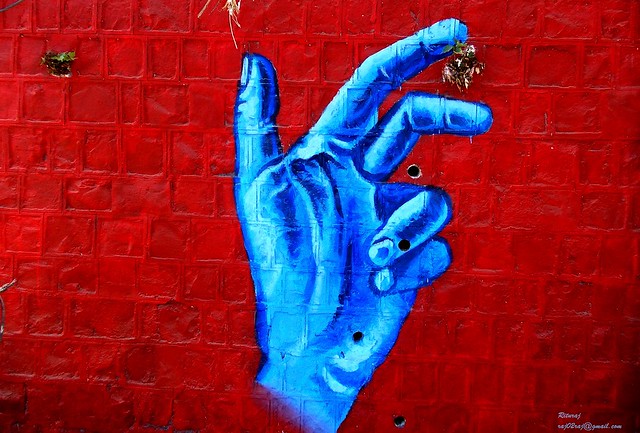 BLUE HAND