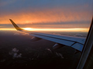 Sunset Over The Wing
