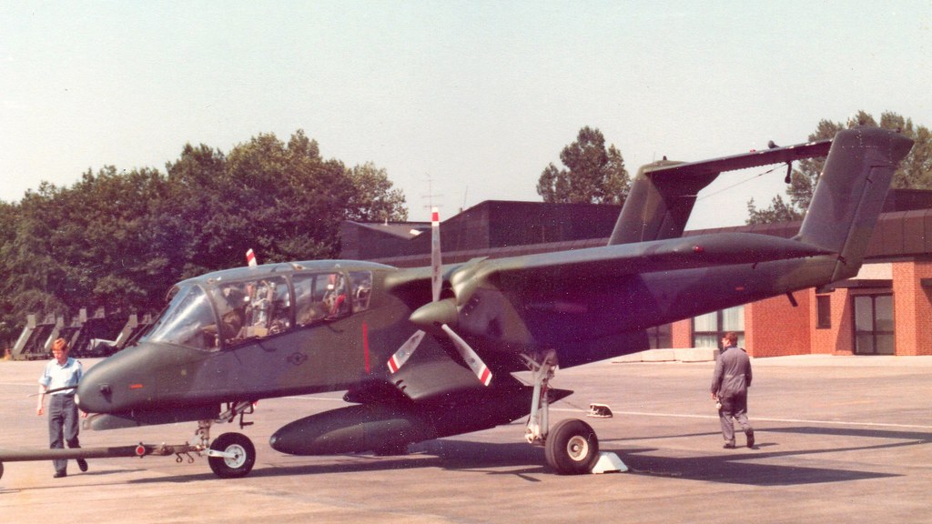 This 601TCW OV-10A is outside the VASS at RAF Gutersloh in 1981..