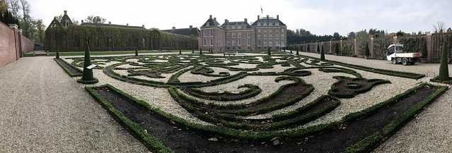 Decorative gardens panorama
