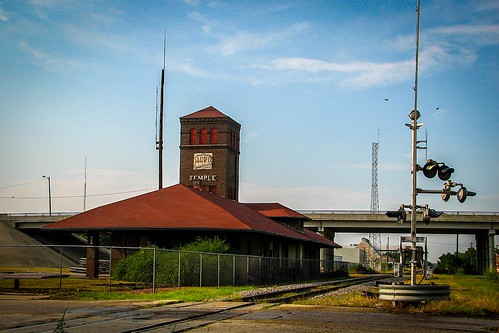 mkt railroad depot train station temple texas