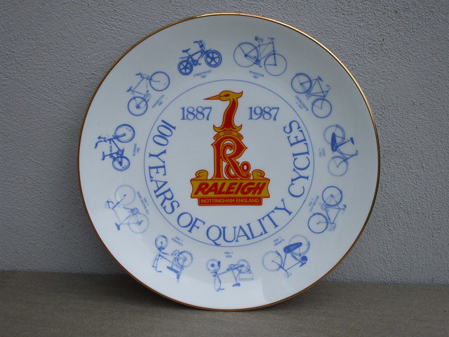 100 Years Of Raleigh Bicycles Commemorative Advertising Plate