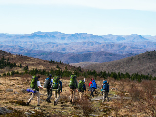 Backpacking in Grayson Highlands State Park