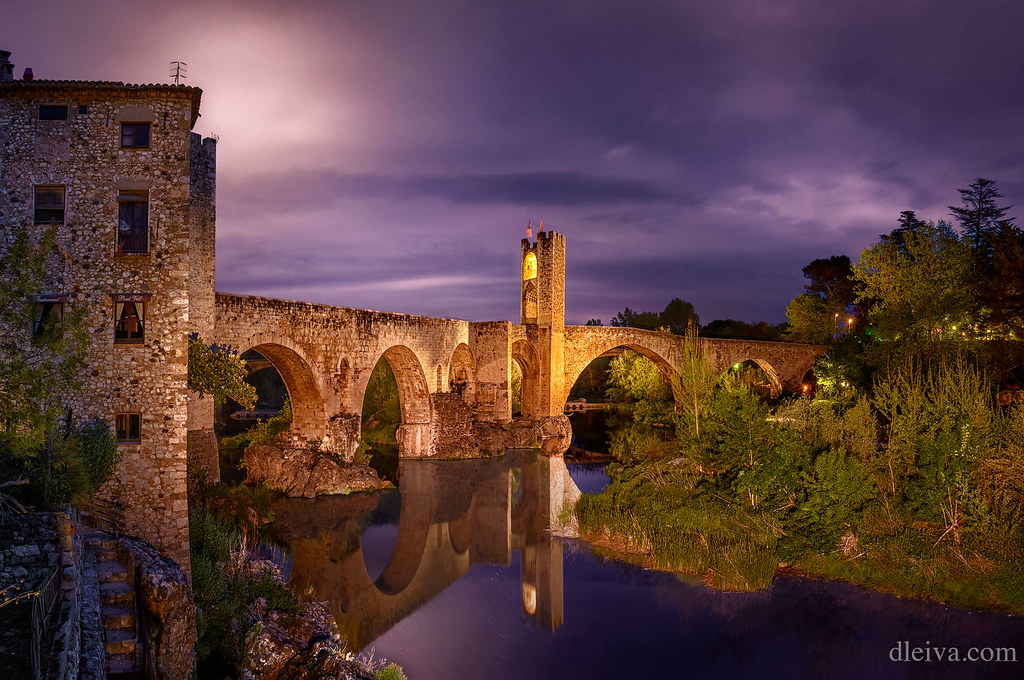 Puente de Besalu, provincia de Girona