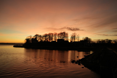 sunset horsens horsensfjord