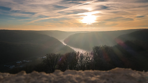 The Donau River Canyon by redfurwolf, Just south-west of Kelheim the Donau river flows through a mountain range creating a wonderful canyo