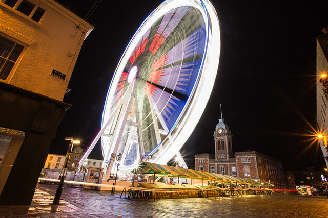 Chesterfield Wheel at Night