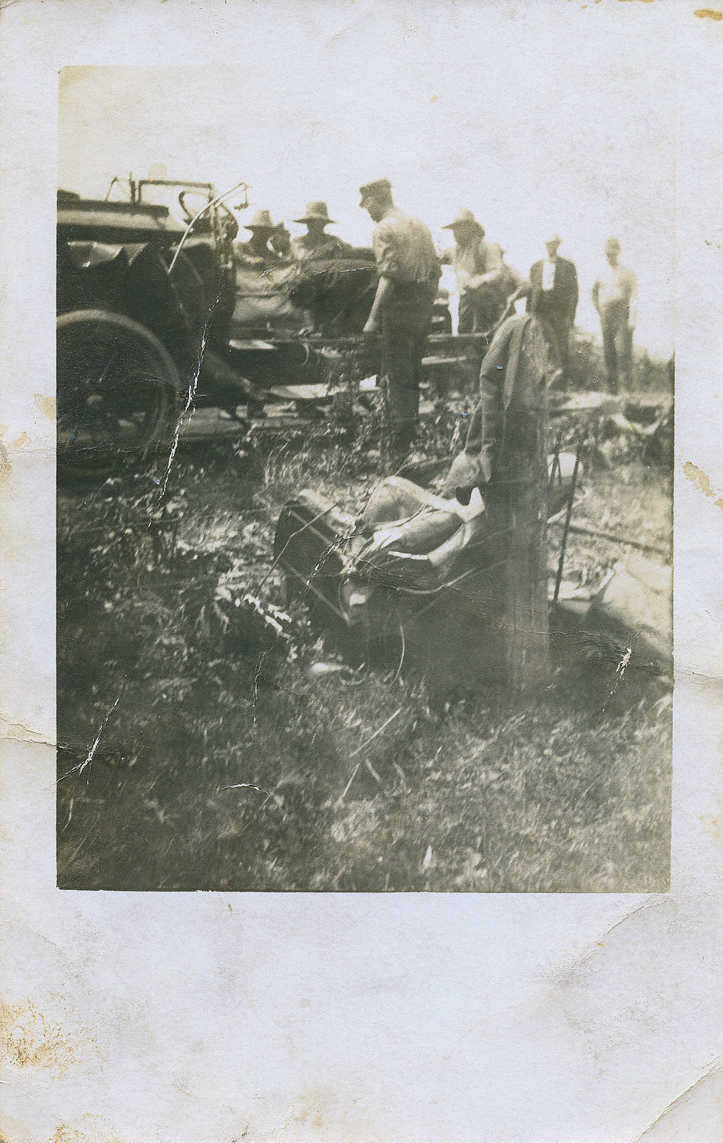Lucian Vitoux Wreck on Nickel Plat Railroad, October 28, 1916 - Valparaiso, Indiana