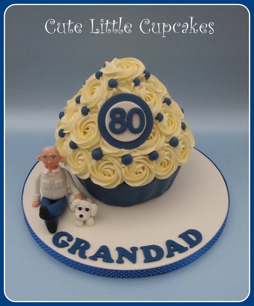 80th Giant Cupcake