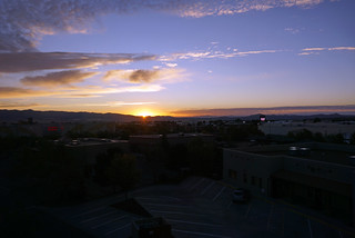 Sunset - view from Hampton Inn & Suites Prescott Valley, AZ