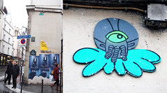 Wall installation by Gzup [Paris 6e]