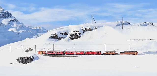 RhB Steam snowplough convoy_Ospizio Bernina_Switzerland_01