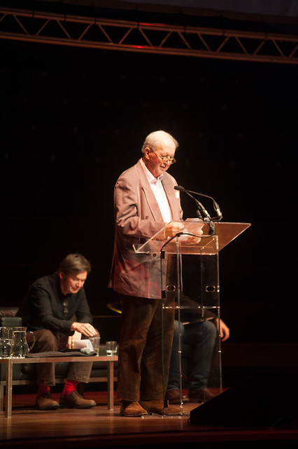 Alexander McCall Smith reads a poem written specially for the event, 'Remember Muriel Spark'