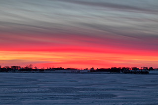 Scarlet Sunset from Victoria Park, Charlottetown Prince Edward Island
