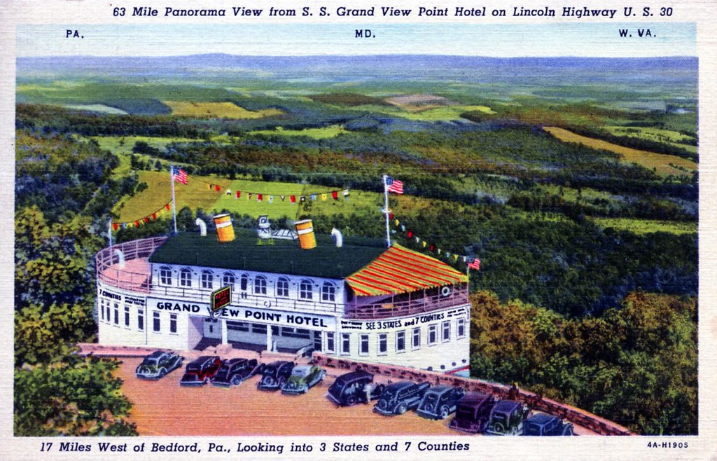 Grand View Point Hotel Lincoln Highway PA