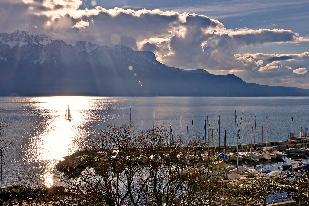 Sailing in Vevey
