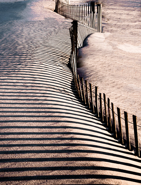 Fence in the sand