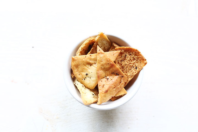 Homemade-pita-chips-in-a-bowl