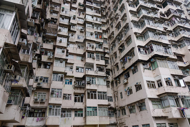 Old buildings in Hong Kong