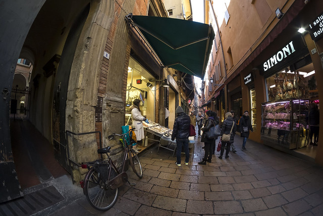 Bologna (Italy) - Il “quadrilatero” - Via Drapperie