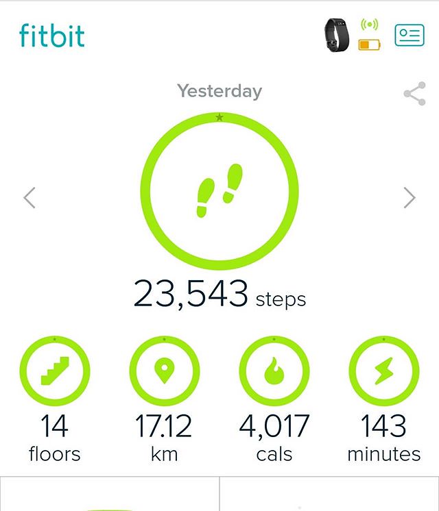 fitbit difference between walk and hike