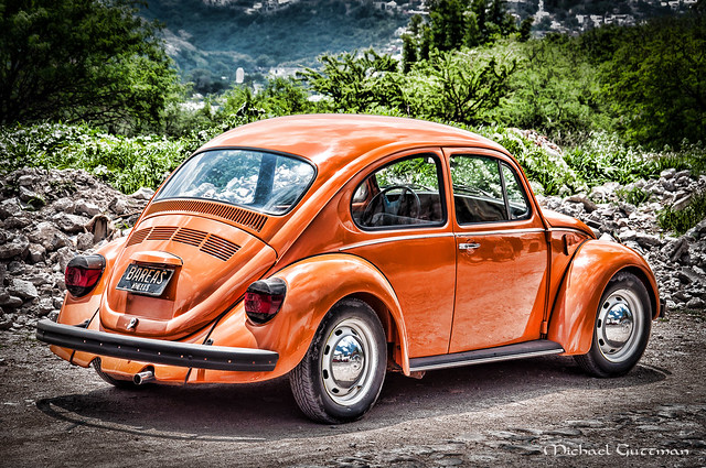 Orange VW Bug (in explore)