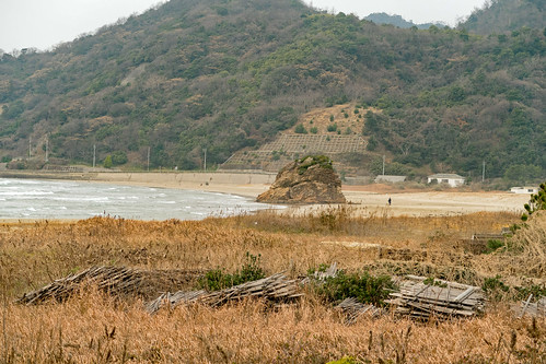 japan shimaneprefecture izumo inasanohama inasabeach torii rock 稲佐の浜