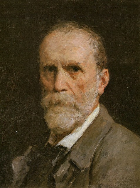 Albert Anker, Selbstbildnis / Selfportrait (ca. 1908)
