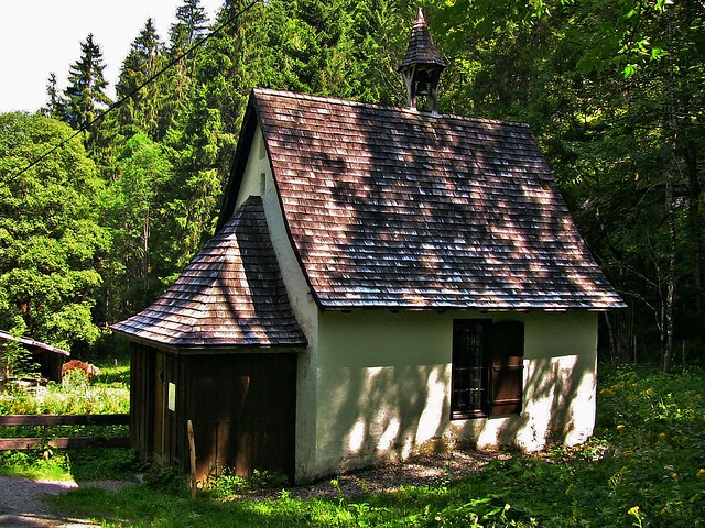 Allgäu, Oberstdorf, - Spielmannsau,  Kapelle „Christi Geburt“, die bereits im Jahre 1695 erstmals erwähnt wurde, 76140/9448