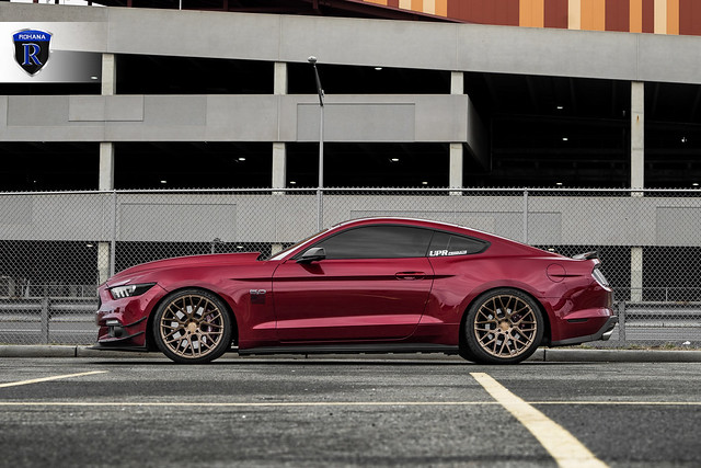 Ford Mustang GT with Rohana RFX10 Brushed Bronze