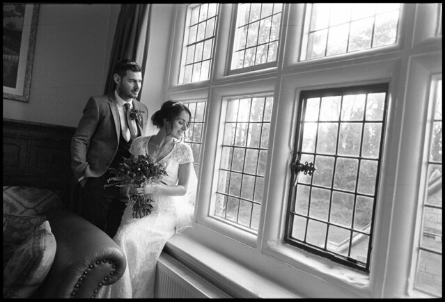 B&W Film Leica Wedding