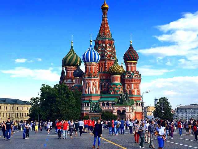 Russia, Moscow. Saint Basil's Cathedral