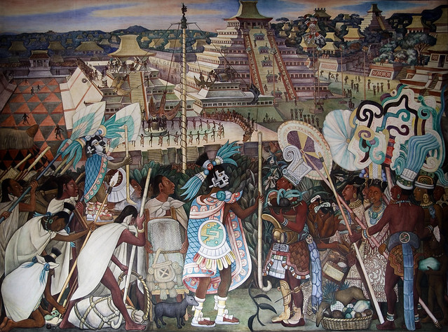 La recepciónde un príncipe en Tenochtitlan