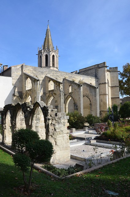 Avignon (Vaucluse) - Square Agricol Perdiguier - Temple Saint-Martial