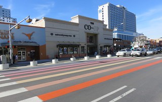 Guadalupe Street and Rainbow Crosswalk (Austin, Texas)