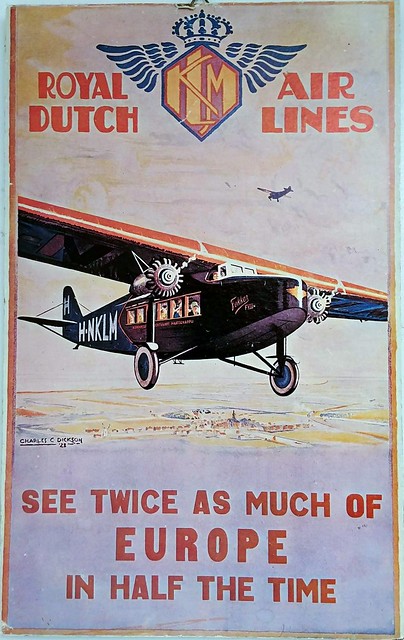 Vintage Dutch tourism poster