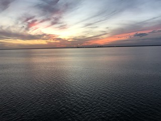 2018 Feb 1, Sunset on Gulf of Mexico