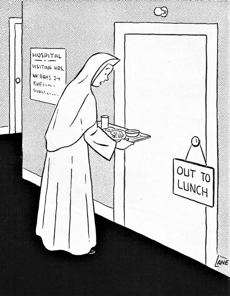 Nursing Sister from Cartoon book More Little Nuns by Joe L… | Flickr