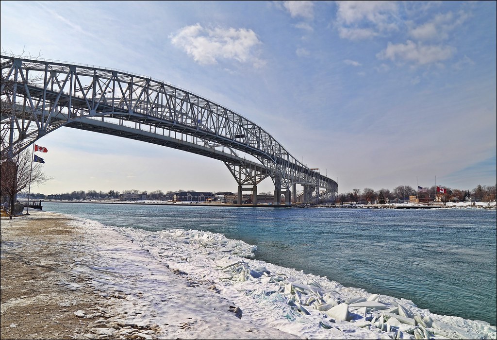 Cold Day On The St.Clair River