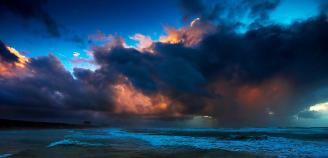 Sunset & storm - Tel-Aviv beach - Follow me on Instagram:  @lior_leibler22