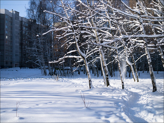 Russia. Balashikha. After a snow storm.
