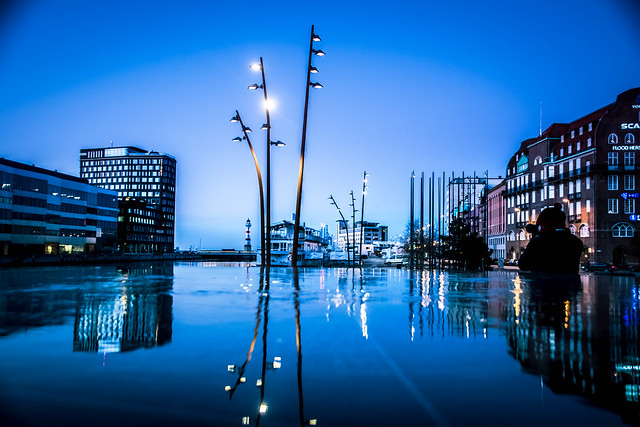 City reflection