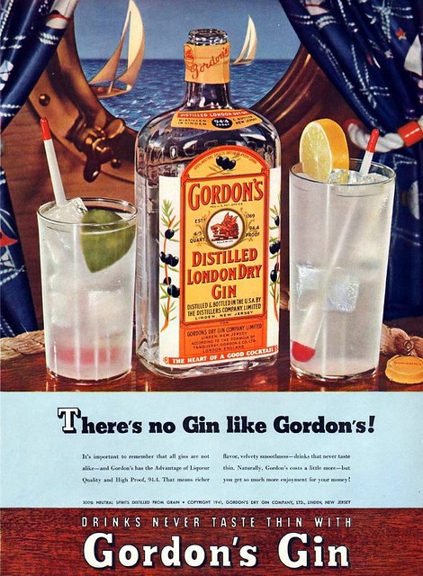 Gordon's Export Gin - 1941