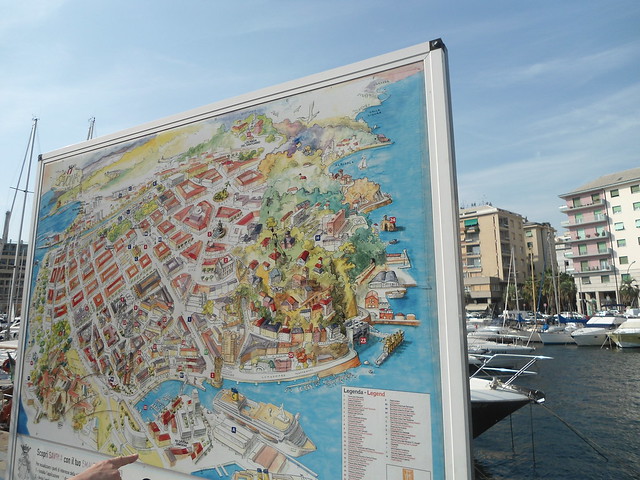 Mappa de Savona, Italia/Map of Savona, Italy - www.meEncantaViajar.com