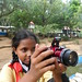 A girl with camera