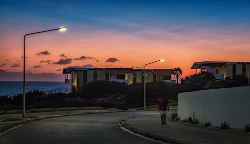 curaçao sunset streetphotography ocean