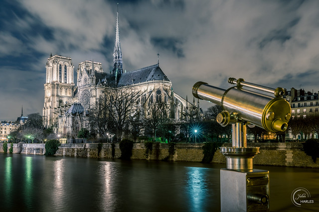 No need for a long view to admire Notre Dame