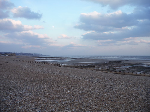 Beach by Galley Hill SWC Walk 66 - Eastbourne to Hastings via Bexhill