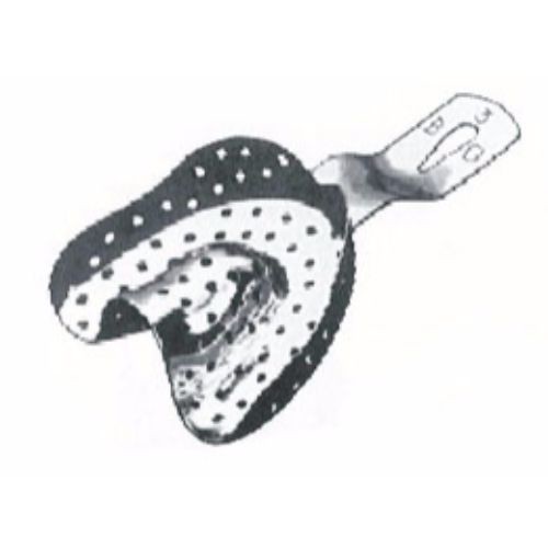 Impression Tray Sup F ,Bo, Toothed Upper Jaws, Perforated, Fig. 0 | by jfu.industries