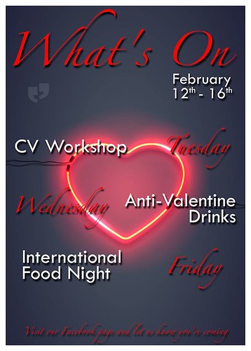 It's Valentine's week and here is our activities for the following days!